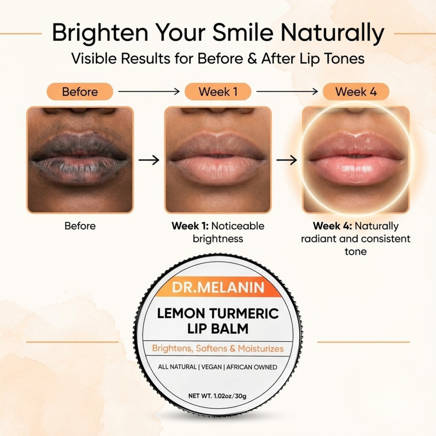 Lemon Turmeric Lip Balm