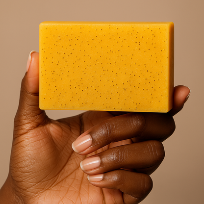 Lemon Turmeric & Kojic Acid Brightening Soap