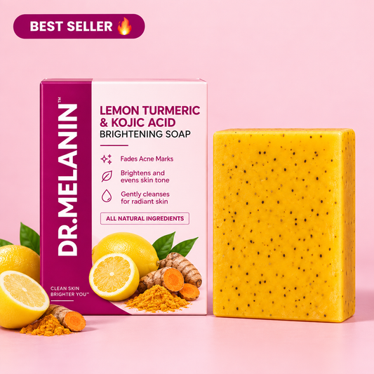 Lemon Turmeric & Kojic Acid Brightening Soap